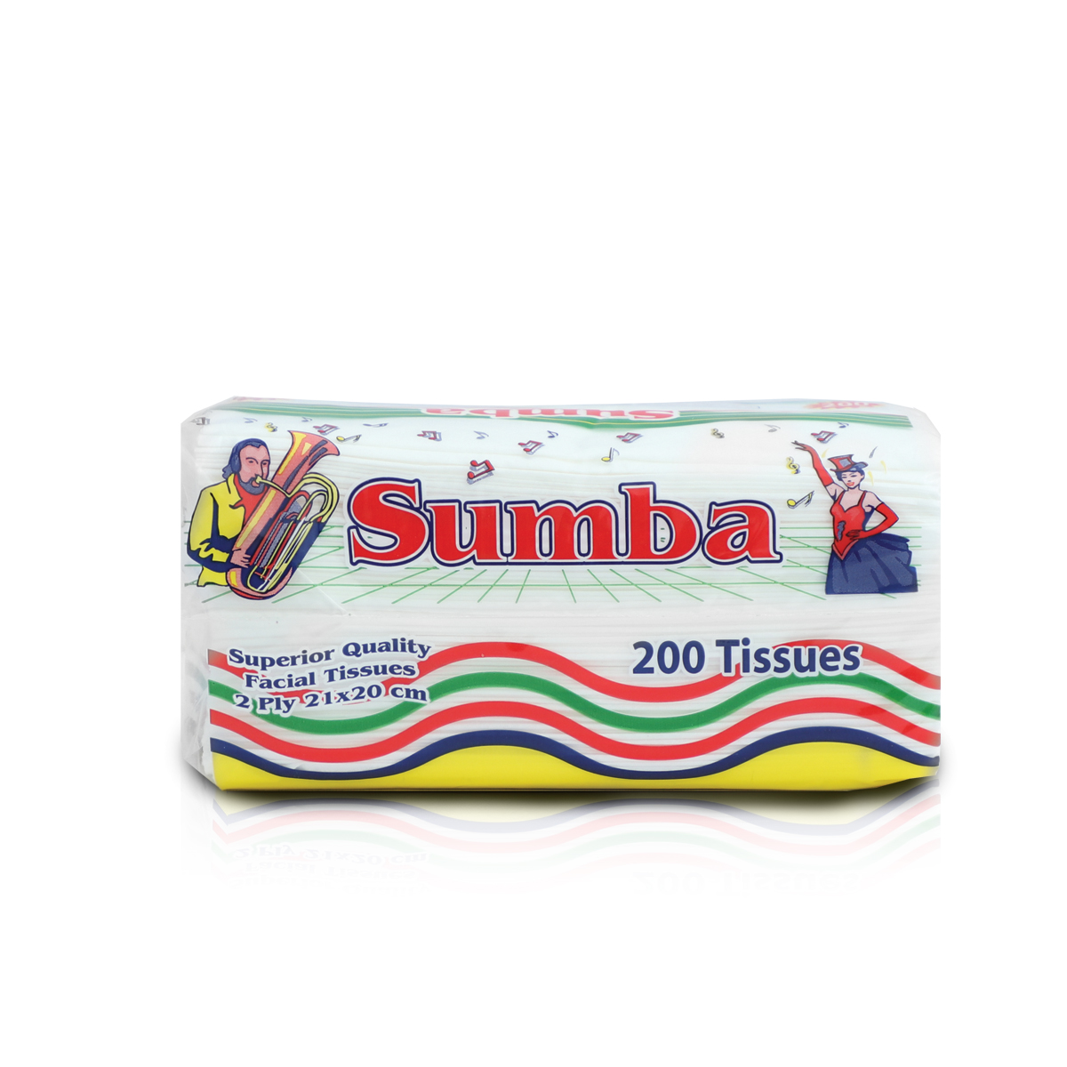 FACIAL TISSUE SUMBA 200 SHEET 10 PACK