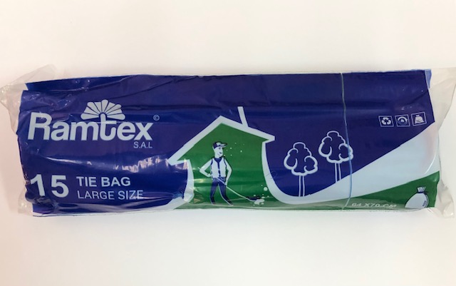 RAMTEX LARGE (12 ROLL* 15 BAGS) BLUE