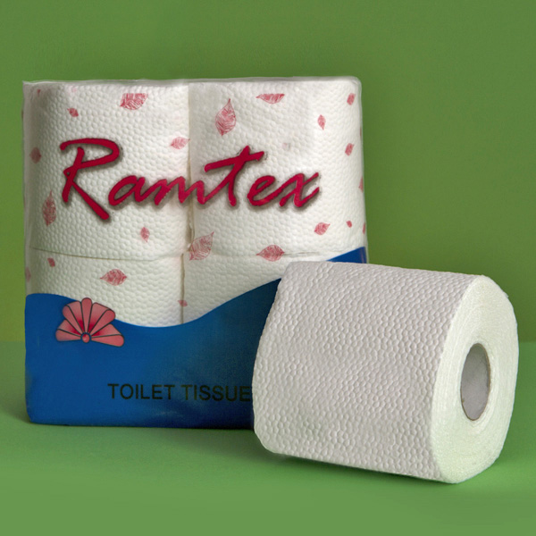 TOILET PAPER RAMTEX 24 ROLLS 6 PACKS